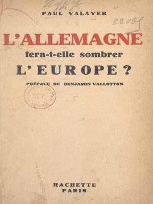 cover image of L'Allemagne fera-t-elle sombrer l'Europe ?